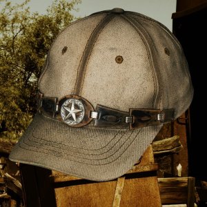 画像: テキサス スターコンチョ キャップ（ブラウン）/Star Concho Cap(Brown)