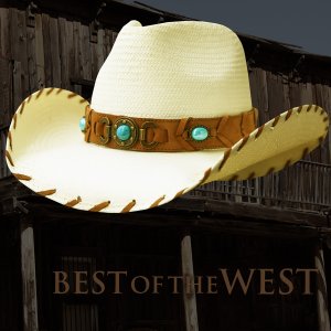 画像: ブルハイド ウエスタン ストローハット ベストオブザウエスト（ナチュラル・ターコイズ）/Bullhide Western Straw Hat Best of the West(Natural)