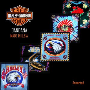 画像: ハーレーダビッドソン バンダナ（5枚アソート）/Harley Davidson Bandanas