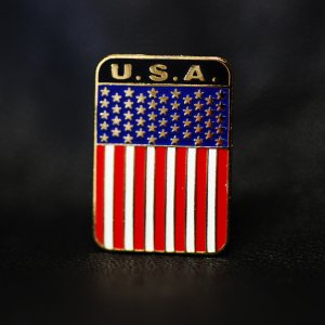 画像: U.S.A 星条旗・アメリカ国旗 ピンバッジ/Pin U.S.A Flag