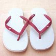 画像2: アバクロンビー＆フィッチ ビーチサンダル ホワイト/レッド（メンズ）/Abercrombie&Fitch Flip Flop White/Red（Mens)