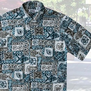 画像: アートハウス 半袖 フィッシュ プリントシャツ/Arthouse Fish Print Shortsleeve Shirt