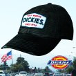 画像1: ディッキーズ ロゴパッチ メッシュ キャップ（ブラック）/Dickies Mesh Cap(Black)