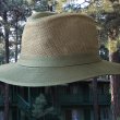 画像2: メッシュクラウン サファリ ハット（オリーブ）/Mesh Crown Safari Hat(Olive)