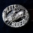 画像1: ロデオ ベルト バックル/Western Belt Backle LET'S RODEO