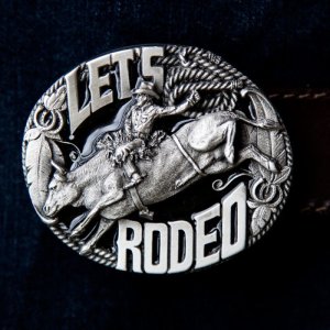 画像: ロデオ ベルト バックル/Western Belt Backle LET'S RODEO