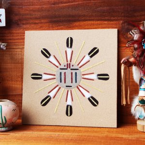 アメリカインディアン ナバホ族 サンドペイント 砂絵/Navajo