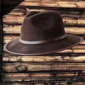 画像: クラッシャシャブル アウトバック ウール ハット（ブラウン）/Crushable&Water-Repellent Wool Hat