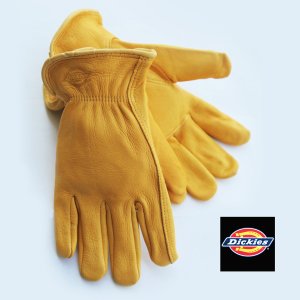 画像: ディッキーズ ディアスキン グローブ（鹿皮手袋・裏地なし）M/Dickies Genuine Deerskin Leather Gloves(Pine Yellow)