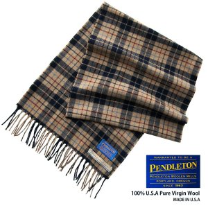 画像: ペンドルトン ピュアバージンウール マフラー（ペンドルトン チェック）/Pendleton Whisperwool Muffler(The Pendleton Check)