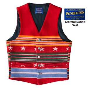 画像: ペンドルトン ヴァージンウール グレイトフルネイション ウエスタン ベスト/Pendleton Western Wool Vest(Grateful Nation)