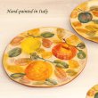 画像1: ハンドペイント フルーツ ディナープレート/Handpainted Dinner Plate