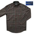 画像1: ペンドルトン コットン・ウール カンタベリー クロス ボタンダウンシャツ（長袖 ブラウン）S/Pendleton Canterbury Cloth Button-Down Shirt(Brown Plaid)