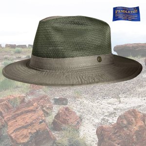 画像: ペンドルトン メッシュクラウン クラッシャブル ブリーザーハット（グリーン）M/Pendleton Breezer Hat(Green)