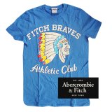 画像: アバクロンビー＆フィッチ 半袖 Tシャツ （インディアン・ブルー）S/Abercrombie & Fitch T-shirt