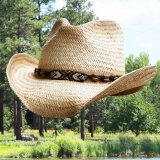 画像: ベイリー カウボーイスタイル キャンプ ストロー ハット（ナチュラル）58cm〜59cm /Bailey Western Straw Hat(Natural)