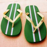 画像: アバクロンビー＆フィッチ ビーチサンダル グリーン/ストライプ（メンズ）L/Abercrombie&Fitch Flip Flop Green Stripe（Mens)