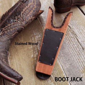 画像: ブーツジャック 木製ステイン仕上げxブラック（ブーツ・靴を脱ぐ便利道具）/Boot Jack