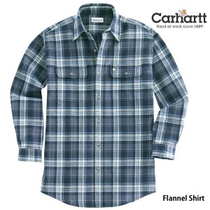 画像: カーハート ヘビーウエイト フランネル シャツ ネイビー L（身幅64cm）XL（身幅67cm)/Carhartt Heavyweight Flannel Shirt(Navy)