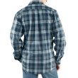 画像2: カーハート ヘビーウエイト フランネル シャツ ネイビー L（身幅64cm）XL（身幅67cm)/Carhartt Heavyweight Flannel Shirt(Navy)