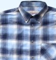 画像2: フランネルシャツ（ネイビープラッド・長袖）M/Flannel Shirt(Nautical Navy Plaid)