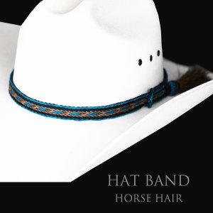 画像: ホースヘアー ハット バンド（ターコイズ）/Horse Hair Hat Band(Turquoise)