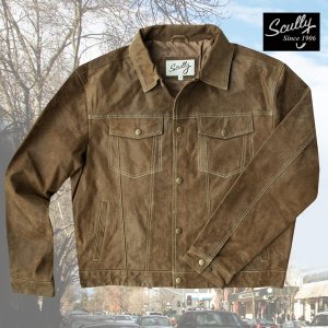 画像: スカリー レザー ジージャンスタイル ジャケット（ブラウン）/Scully Leather Jean Jacket(Brown)