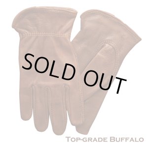 画像: バッファロー レザー グローブ(ウイスキー・裏地なし)/Buffalo Uninsulated Gloves(Whiskey)