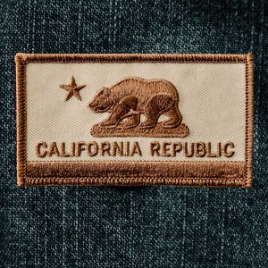 画像: ワッペン カリフォルニア リパブリック（ブラウン）/Patch California Republic