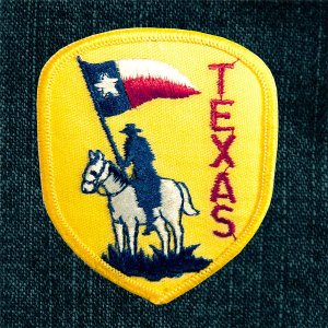 画像: ワッペン テキサス レンジャー オン ホース/Patch Texas Ranger