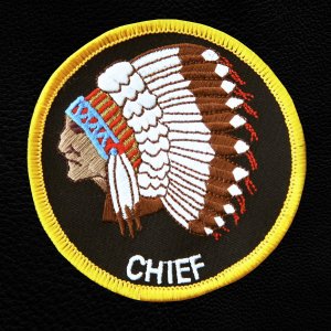 画像: ワッペン インディアン チ－フ CHIEF/Patch