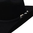 画像2: ブルハイド ウエスタン プレミアムウールフェルトハット（ブラック）58cm〜59cm/Bullhide Justin Moore Collection Wool Felt Hat Back Roads 6X