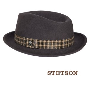 画像: ステットソン ウール フェドラ ハット（グレー）/Stetson Wool Fedora Hat