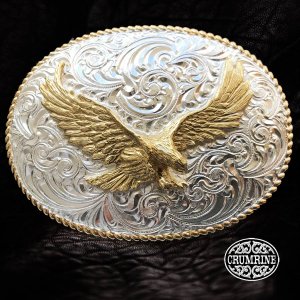 クラムライン ベルト バックル イーグル テキサス/Crumrine Belt