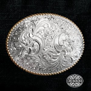 クラムライン ベルト バックル ホース/Crumrine Belt Buckle レザー 