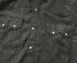 画像3: ローパー ブラック デニム ウエスタンシャツ（長袖）身幅65cm・68cm/Roper Long Sleeve Western Shirt(Black)