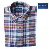 画像: ペンドルトン オーシャンサイド シャツ ネイビー・グリーン・ラズベリー（長袖）S/Pendleton Long Sleeve Button-Down Shirt