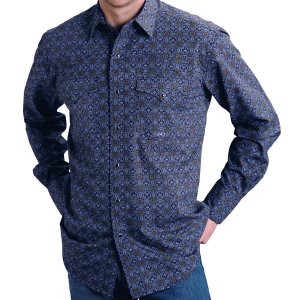 画像: ローパー イーグル メダリオン ウエスタンシャツ（ブラック）S/Roper Long Sleeve Western Shirt