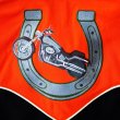 画像4: スカリー モーターサイクル 刺繍 ウエスタン シャツ（長袖/ブラック・オレンジ）S/Scully Long Sleeve Embroidered Western Shirt Black/Orange(Men's)