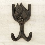 画像: ウエスタン アイアン ダブルフック ホース /Iron Horse Head Double Hook