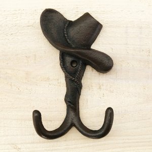 画像: ウエスタン アイアン ダブルフック カウボーイハット/Iron Cowboy Hat Double Hook