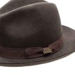 画像2: ペンドルトン クラシック フェドラ ハット（チョコレートブラウン）/Pendleton Classic Fedora Hat Chocolate Brown