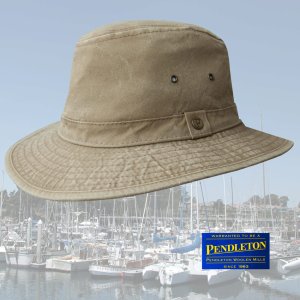 画像: ペンドルトン キャンバス インディアナ ハット（タン）/Pendleton Canvas Indiana Hat(Tan)