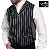 画像: スカリー オールドウエスト ベスト（ブラック ストライプ）M/Scully Old West Vest (Black Stripe)