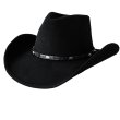 画像2: ブルハイド ウール カウボーイ ハット ワイルド ホース（ブラック）/Bullhide Cowboy Hat Wild Horse(Black) 