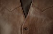 画像2: スカリー ウエスタン レザー ベスト（チョコレートブラウン/ブラウン）/Scully Western Lamb Leather Vest(Chocolate/Brown)