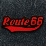 画像: ワッペン ルート66 レッド・ブラック/Patch Route 66
