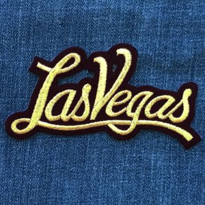 画像: ワッペン ラスベガス Las Vegas（ゴールド・ブラック）/Patch