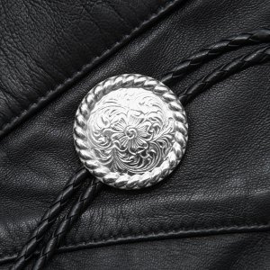 画像: ウエスタン ボロタイ ロープエッジ&フローラル/Western Bolo Tie