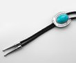 画像3: ウエスタン ボロタイ ホースシュー・ターコイズ/Western Bolo Tie(Horseshoe/Turquoise) 